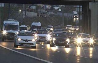 İstanbul’da bayram trafiği başladı