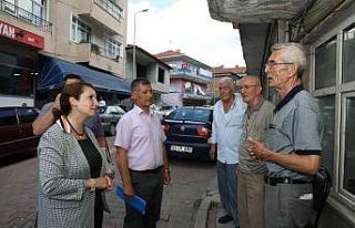 İzmit Belediyesi heyeti, vatandaşların taleplerini...