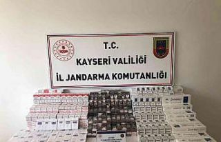 Jandarmadan kaçak sigara operasyonu