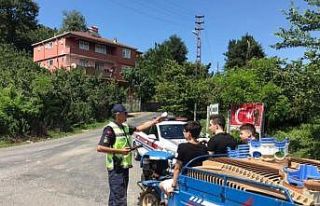 Jandarmadan "patpat" denetimi