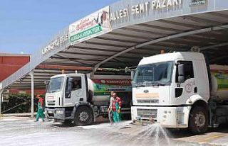 Karaköprü’de kurban kesim yerleri temizlendi