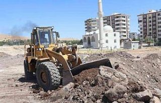 Karaköprü’de üst yapı çalışmaları devam...