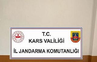 Kars’ta jandarmadan ruhsatsız silah operasyonu