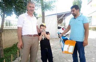 Kars’ta yaralı Kerkenez tedavi altına alındı