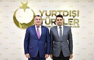 Kassanov, YTB Başkanı Eren ile görüştü