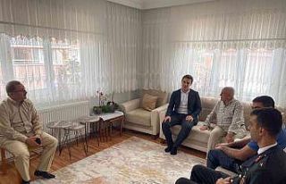 Kaymakam Çelik’ten şehit aileleri ve çalışan...