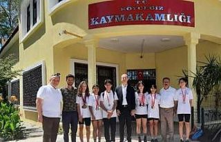 Kaymakam Maslak, atletizmde dereceye giren sporcuları...