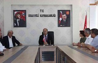 Kaymakam Ünal, personel ile bayramlaştı