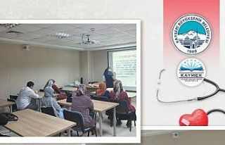 KAYMEK’ten ilçelerde ilk yardım semineri