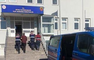 Kesinleşmiş cezası olan 2 şahıs jandarmadan kaçamadı