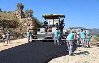 Ketenlik yolu sıcak asfaltla buluştu