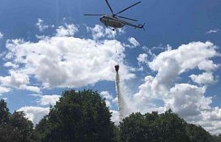 Kırklareli’nde başlayan orman yangınına müdahale...