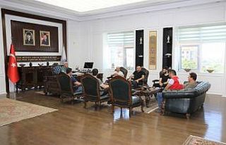 Kızılay yöneticilerinden Başkan Güder’e ziyaret