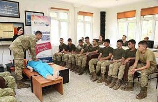 KO-MEK’ten jandarmaya ilk yardım eğitimi