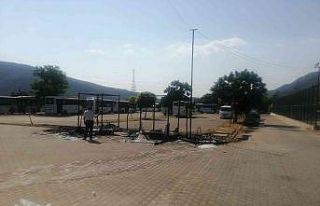 Konteyner tuvalet küle döndü