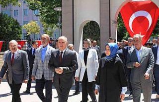 Konya’da 15 Temmuz etkinliklerinde şehitler dualarla...