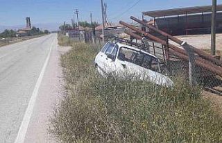 Konya’da otomobiller çarpıştı: yaralı
