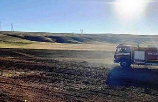 Konya’da saman yangını