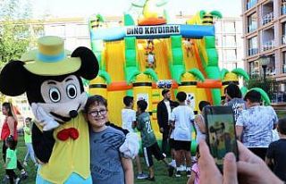 Körfez’de çocuklar eğlenceye doyuyor