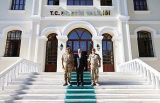 Korgeneral Çitil’den Vali Kızılkaya’ya ziyaret