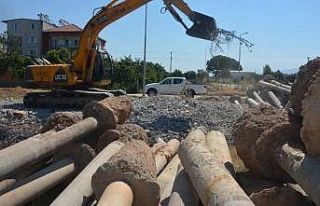 Köşk Belediyesi atık betonları geri dönüşüme...