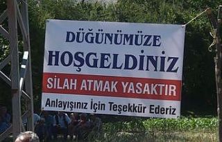 Köy düğününde örnek oluşturacak sıra dışı...