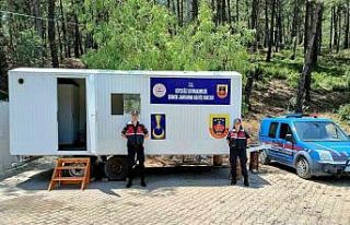 Köyceğiz Ekincik’te jandarma asayiş noktası...