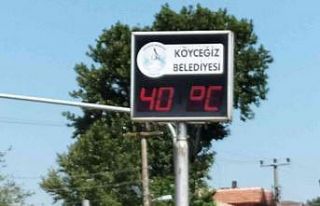 Köyceğiz’de sıcak hava etkili oluyor