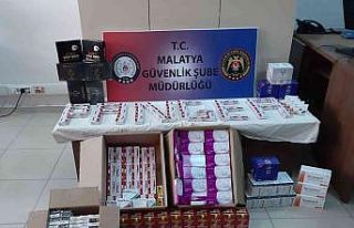 Malatya’da bin 711 adet kaçak cinsel içerikli...