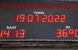 Malatya’da termometreler 36 dereceyi gösterdi