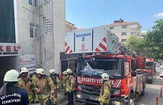 Maltepe’de araç onarım merkezinde korkutan yangın