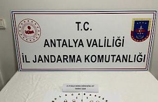 Manavgat’ta 10 milyon TL değerinde tarihi eser...