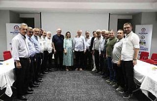 Meclisleri kurulan muhtarlar bir araya geldi