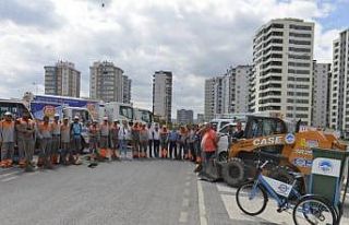 Melikgazi’nin temizlik seferberliği devam ediyor