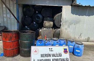 Mersin’de 550 litre kaçak akaryakıt ele geçirildi