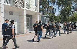 Mersin’de uyuşturucu operasyonu; 10 ’torbacı’...