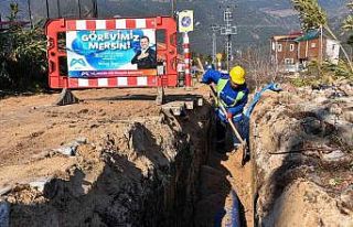 MESKİ, Toroslar ilçesinde içme suyu çalışmalarını...