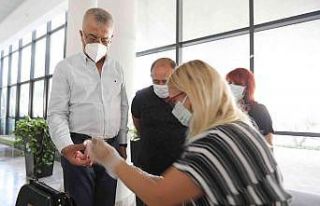 Mezitli Belediyesi personeline şeker ve kanser taraması
