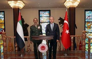 Milli Savunma Bakanı Akar, BAE Genelkurmay Başkanı...