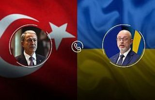 Milli Savunma Bakanı Akar, Ukraynalı mevkidaşı...