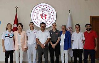 Milli sporculardan Yazıcı’ya ziyaret