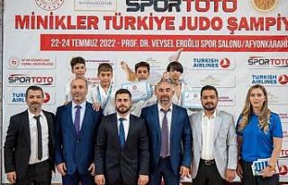 Minik judocular kürsüyü boş bırakmadı