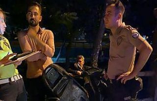 Motosikletin çarptığı kadın yaralandı