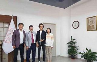 Müdür Yalçın LGS şampiyonunu ağırladı