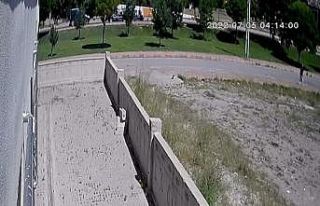 Muhabirin öldüğü feci kaza güvenlik kamerasında