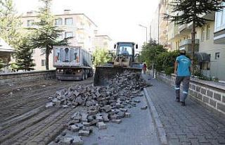Nevşehir Belediyesi alt yapı çalışmalarına devam...