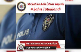 Nevşehir’de bayram tatilinde 4 kişi tutuklandı