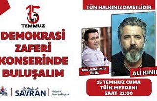 Nevşehir’de  ‘Demokrasi Zaferi Konseri’