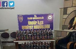 Nevşehir’de kaçak içki operasyonu