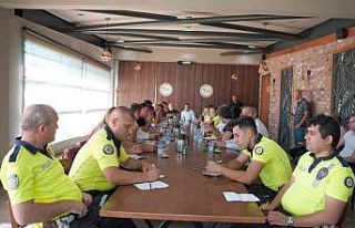 Okul servis araçları için istişare toplantısı...